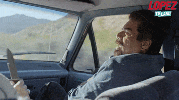 scared tv land GIF by Lopez on TV Land