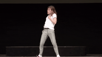christine and the queens brush your shoulders off GIF by GOVBALL NYC