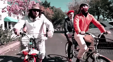 Biking Bicycles GIF by Burger Records - Find & Share on GIPHY