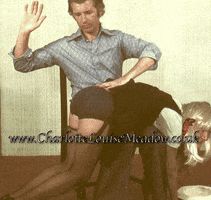 charlottelouisemeadow schoolgirl Spanked over the knee GIF