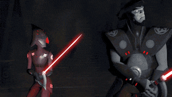 lightsabers inquisitors GIF by Star Wars