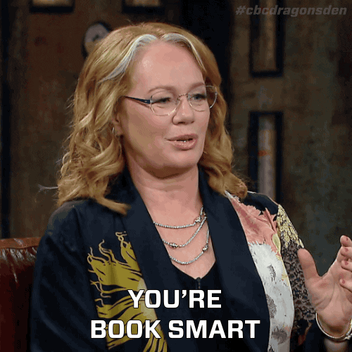 dragons' den book smart GIF by CBC