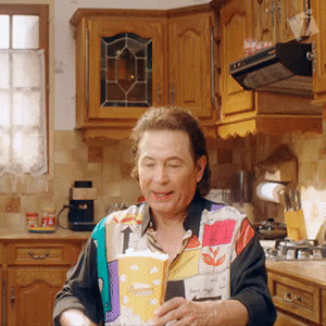 ixina vintage 90s kitchen popcorn GIF