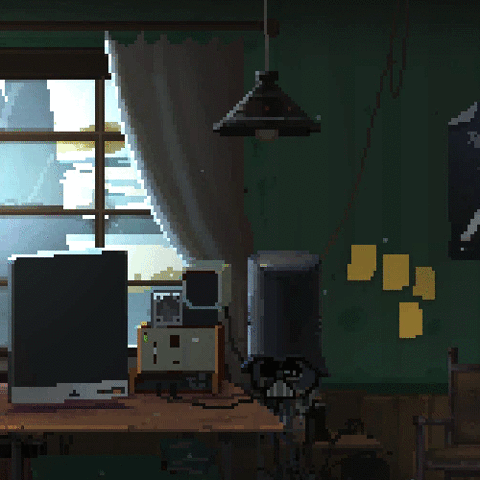 alexeysamokhin lostinbardo bardo pixelart indie game dust lamp GIF