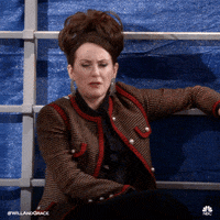 Mocking Megan Mullally GIF by Will & Grace
