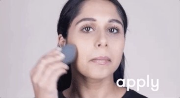 girl makeup make up apply dermablend GIF
