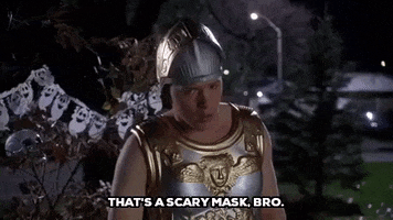 mean girls scary mask GIF
