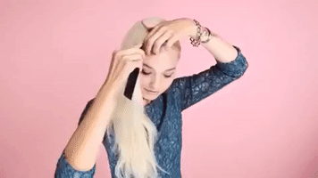 pink hair GIF by Byrdie Beauty