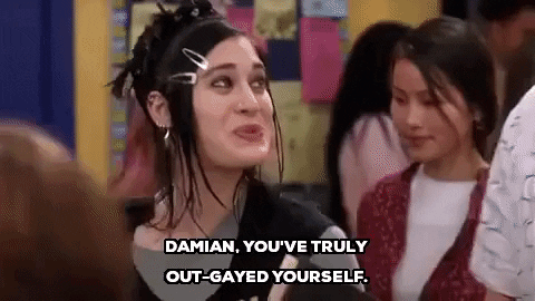 damian youve truly out gayed yourself