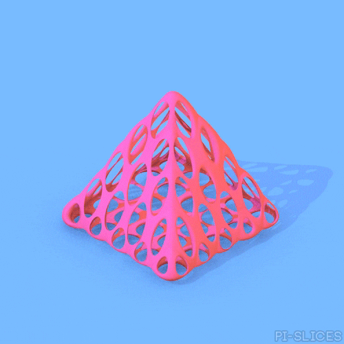 pink pyramid GIF by Pi-Slices