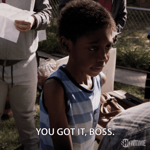 Smitsom sygdom passe mave You-got-it-boss GIFs - Get the best GIF on GIPHY