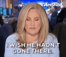 frustrated alex witt GIF