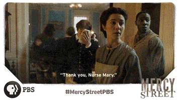 mary elizabeth winstead teamwork GIF by Mercy Street PBS