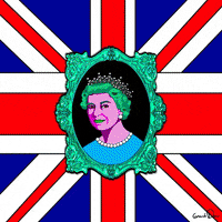 god save the queen psychedelic gif GIF by Grande Dame