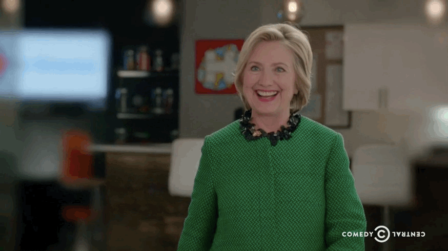 Winking Wink GIF by Hillary Clinton