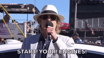 owen wilson start your engines GIF by NASCAR