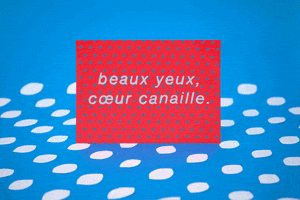 les-canailles design graphic typo yeux GIF