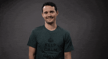 wave flirting GIF by theCHIVE