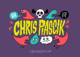illustration typography GIF by Chris Piascik