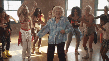 betty white dancing GIF by chuber channel