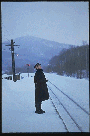 chongranfilarts  鉄道員 철도원 the railroad man 2015 Japanese film Poppoya ぽっぽや GIF