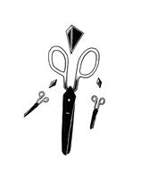 scissors GIF by Ben Marriott