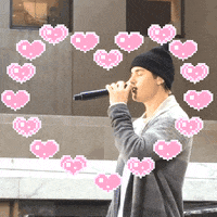 Justin Bieber Hearts GIF by GIPHY CAM
