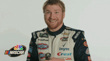 celebrate chris buescher GIF by NASCAR on NBC