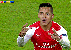 Sports gif. Soccer player Alexis Sanchez looks completely dumbfounded and dramatically shrugs to further express his confusion.
