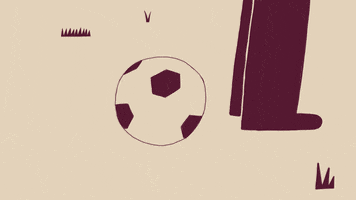 soccer kicking GIF by Daniela Sherer