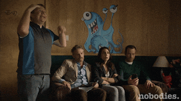 high five tv land GIF by nobodies.