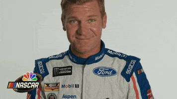 clint bowyer grin GIF by NASCAR on NBC