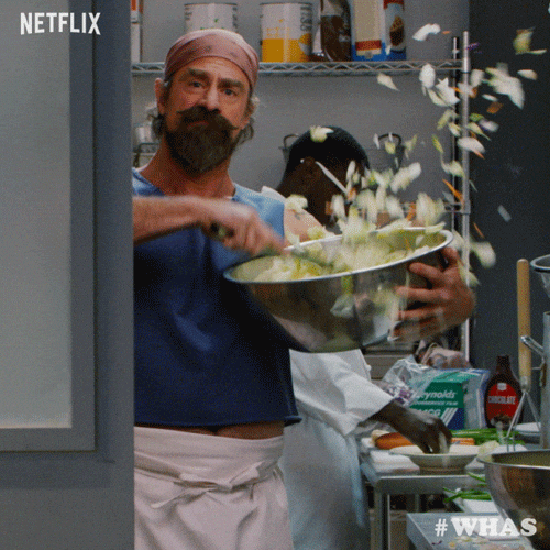 Wet Hot American Summer Cooking GIF by NETFLIX - Wet Hot American Summer Cooking GIF by NETFLIX
