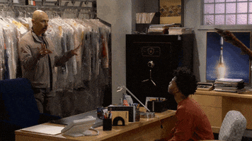 superior donuts dry cleaners GIF by CBS