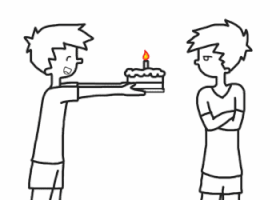 NoOneCaresGifs cake GIF