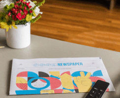 jeremiahjw dog puppy doggy newspaper GIF