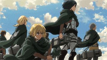 attack on titan squad GIF by Funimation