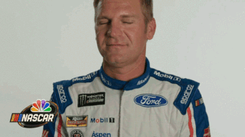clint bowyer eyeroll GIF by NASCAR on NBC