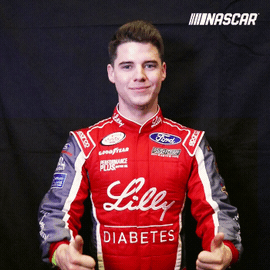 ryan reed thumbs up GIF by NASCAR