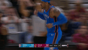 carmelo anthony melo GIF by NBA