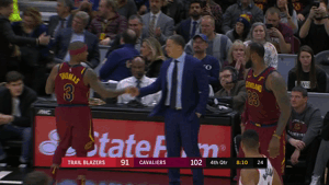 cleveland cavaliers dap GIF by NBA