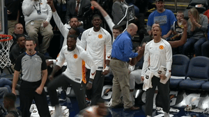 dance around indiana pacers GIF by NBA