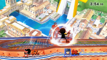 Mr. Game & Watch Toot Toot GIF