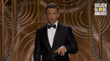 seth meyers oprah you will never be president GIF by Golden Globes