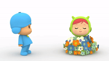Pocoyo And Nina GIF