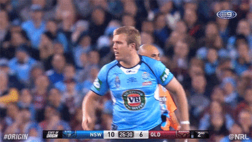 calling hands up GIF by NRL