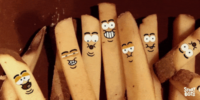 French Fries Potatoes GIF by StoryBots