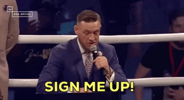 Sign Me Up Conor Mcgregor GIF by UFC