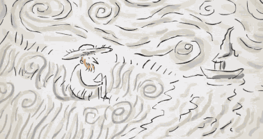 educarportal van gogh fisica matematica turbulencia GIF