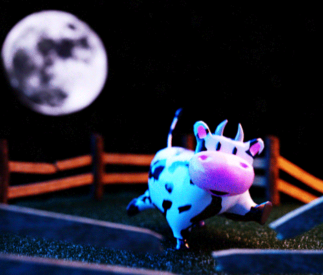 Cow Ufo GIF by Pablo Lopez